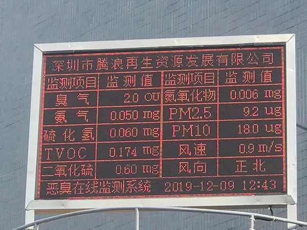 恶臭在线监测系统案例